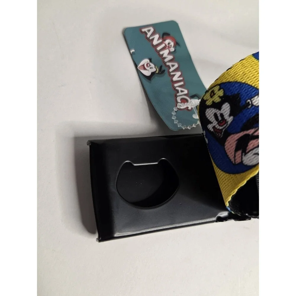 Adjustable Belt, Clamp Buckle, Cut-to-Fit, Animaniacs Yakko Wakko and Dot Poses